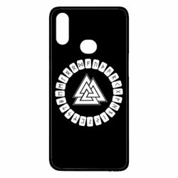 Чехол для Samsung A10s Scandinavian Runes And Walknut - PrintSalon