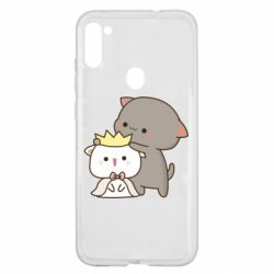 Чехол для Samsung A11/M11 Чиби котики - PrintSalon