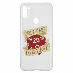 Чехол для Samsung A11/M11 Crit fast - die last - PrintSalon
