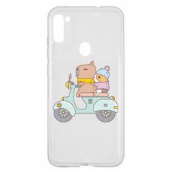 Чехол для Samsung A11/M11 Капибара и Морская свинка - PrintSalon
