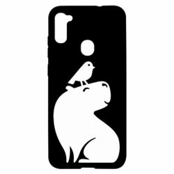 Чохол для Samsung A11 / M11 Копібара та Пташка - PrintSalon