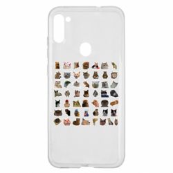 Чехол для Samsung A11/M11 Коты мем. - PrintSalon