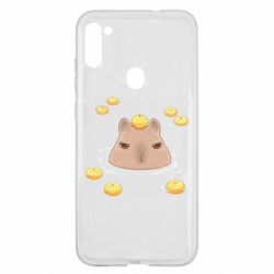 Чехол для Samsung A11/M11 Морда капибары - PrintSalon
