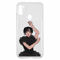 Чехол для Samsung A11/M11 Уэнсдей арт - PrintSalon