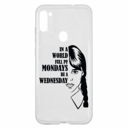 Чехол для Samsung A11/M11 Wednesday girl - PrintSalon