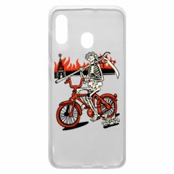 Чохол для Samsung A20 Смерть із косою у вінку! Гарячий кремль