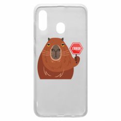Чехол для Samsung A20 Капибара. Error - PrintSalon