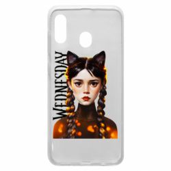 Чехол для Samsung A20 Венздей кошка - PrintSalon