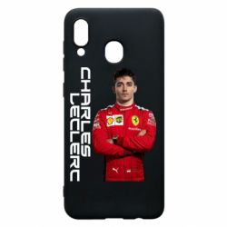Чехол для Samsung A20 F1 Charles Leclerc - PrintSalon