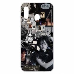 Чехол для Samsung A20 Венздей Адамс. - PrintSalon