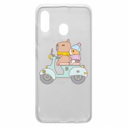 Чехол для Samsung A20 Капибара и Морская свинка - PrintSalon