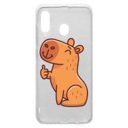 Чехол для Samsung A20 Капибара лайк - PrintSalon
