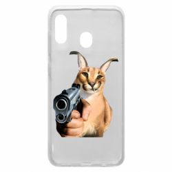 Чехол для Samsung A20 Шлепа с пистолетом - PrintSalon