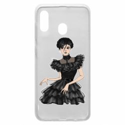 Чехол для Samsung A20 Wednesday Sketch - PrintSalon