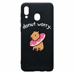 Чехол для Samsung A20 Donut Worry - PrintSalon