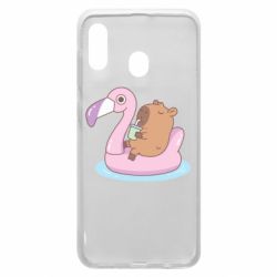 Чехол для Samsung A20 Capybara Chilling - PrintSalon