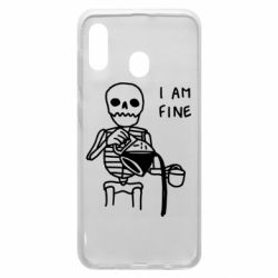 Чехол для Samsung A20 I'm Fine... - PrintSalon