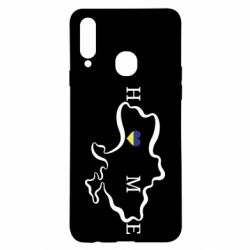 Чехол для Samsung A20s Home. Map of Ukraine - PrintSalon