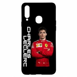 Чехол для Samsung A20s F1 Charles Leclerc - PrintSalon