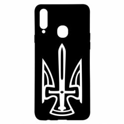 Чехол для Samsung A20s Тризуб. - PrintSalon