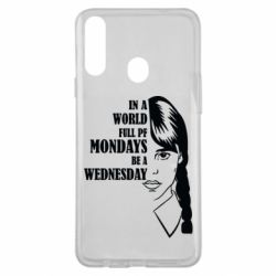 Чехол для Samsung A20s Wednesday girl - PrintSalon