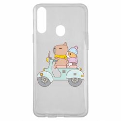 Чехол для Samsung A20s Капибара и Морская свинка - PrintSalon