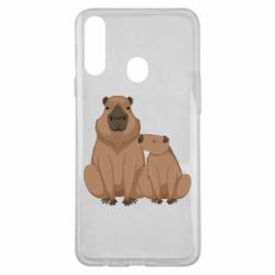 Чехол для Samsung A20s Две капибары - PrintSalon