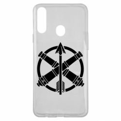 Чехол для Samsung A20s Знак войск противовоздушной обороны, сухопутных войск и зенитно-ракетных войск воздушных сил - PrintSalon