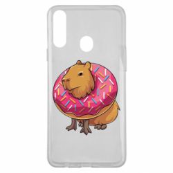 Чехол для Samsung A20s Пончик с капибарой - PrintSalon