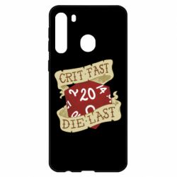 Чехол для Samsung A21 Crit fast - die last