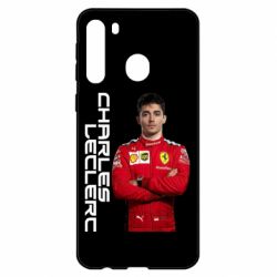 Чехол для Samsung A21 F1 Charles Leclerc - PrintSalon