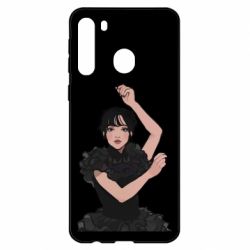 Чехол для Samsung A21 Уэнсдей арт - PrintSalon