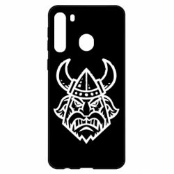 Чехол для Samsung A21 Викинг в Шлеме