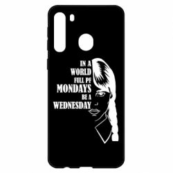 Чехол для Samsung A21 Wednesday girl - PrintSalon