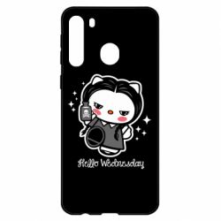 Чехол для Samsung A21 Wednesday Hello Kitty
