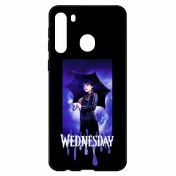 Чехол для Samsung A21 Wednesday Text Logo - PrintSalon