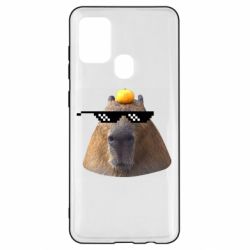 Чехол для Samsung A21s Capybara cool - PrintSalon