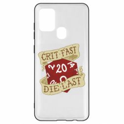 Чехол для Samsung A21s Crit fast - die last - PrintSalon