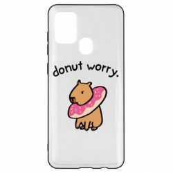 Чехол для Samsung A21s Donut Worry - PrintSalon