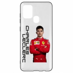 Чехол для Samsung A21s F1 Charles Leclerc - PrintSalon