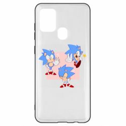 Чехол для Samsung A21s Funny Sonic - PrintSalon