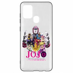 Чехол для Samsung A21s JoJo Golden Wind - PrintSalon