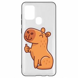 Чехол для Samsung A21s Капибара лайк - PrintSalon