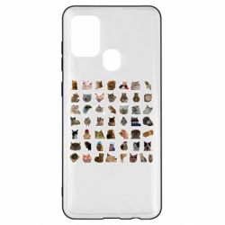 Чехол для Samsung A21s Коты мем. - PrintSalon