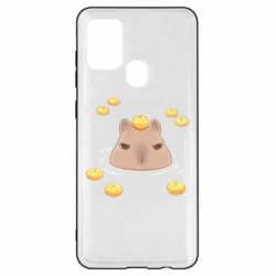 Чехол для Samsung A21s Морда капибары - PrintSalon