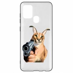 Чехол для Samsung A21s Шлепа с пистолетом - PrintSalon