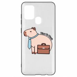 Чохол для Samsung A21s Time To Work - PrintSalon