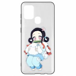 Чехол для Samsung A21s Very cute Nezuko - PrintSalon