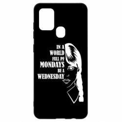 Чехол для Samsung A21s Wednesday girl - PrintSalon
