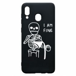 Чехол для Samsung A30 I'm Fine... - PrintSalon